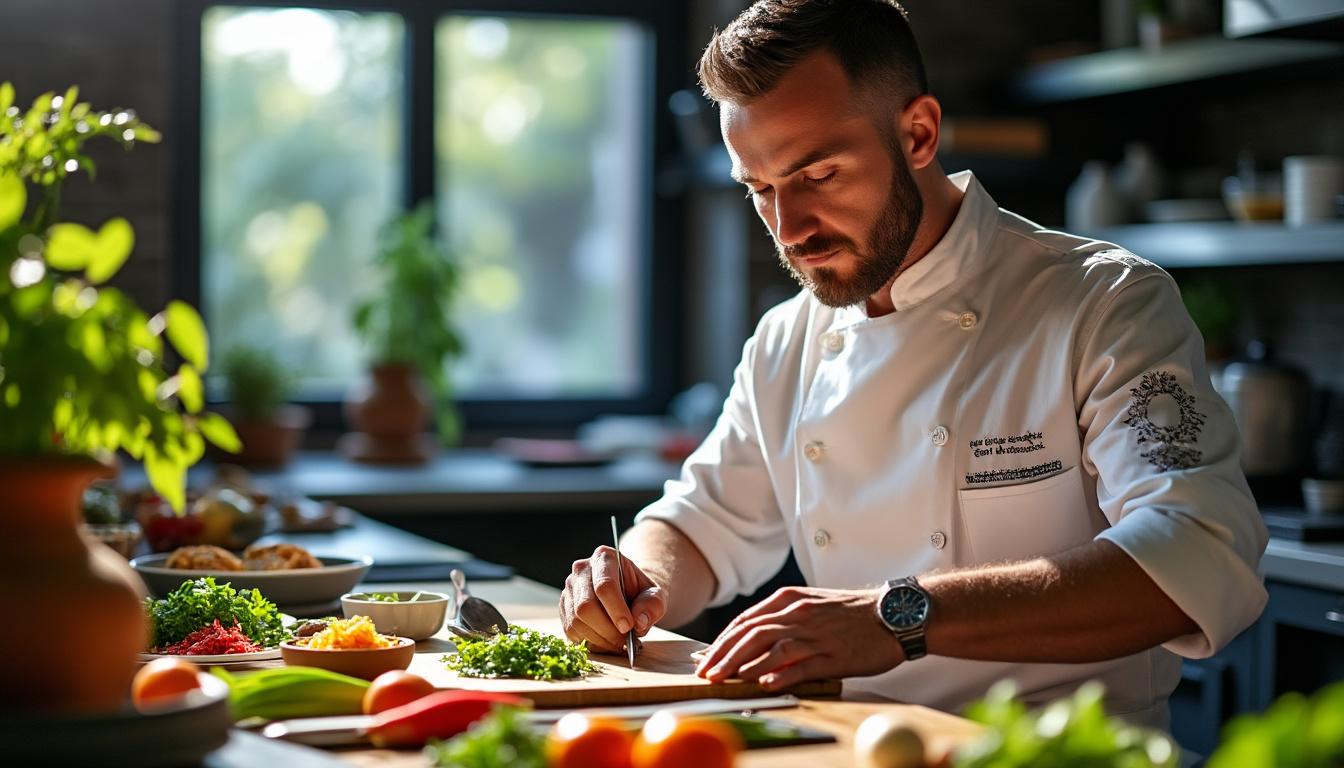 découvrez nos cours de cuisine avec un chef étoilé et maîtrisez des techniques culinaires d'exception pour éblouir vos invités.